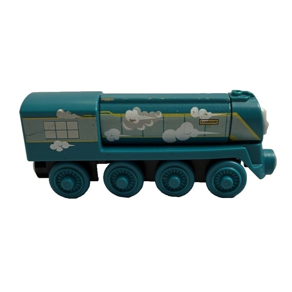 Thomas & Friends Roll N Whistle Connor Wooden Train DFX22 Lights Sounds 2012